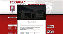 Desktop Screenshot of fcdabas.hu