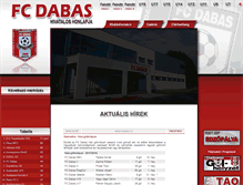 Tablet Screenshot of fcdabas.hu